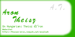 aron theisz business card